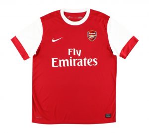 Camiseta Retro Arsenal 10/11 1ª equipación