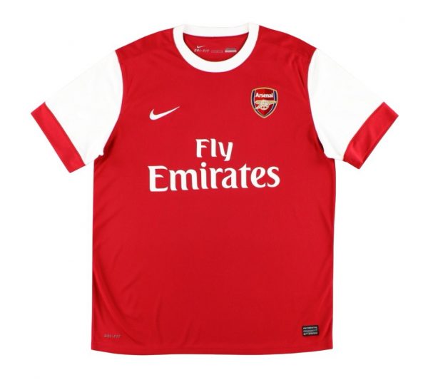 Camiseta Retro Arsenal 10/11 1ª equipación