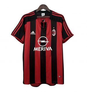 Camiseta Retro AC Milan 03/04 1ª equipación