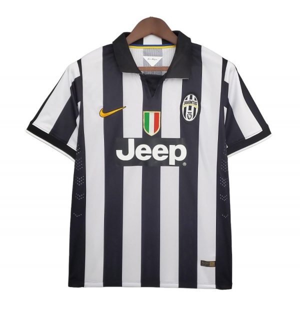 Camiseta Retro Juventus 14/15 1ª equipación con parche scudetto